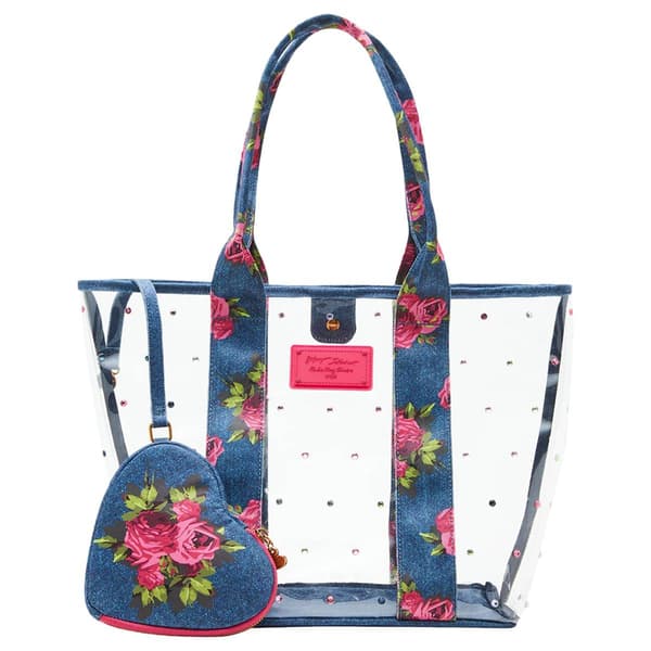 Betsey Johnson Clear Tote