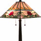 HomeRoots 22in. Floral Stained Glass Candlestick Table Lamp - image 3