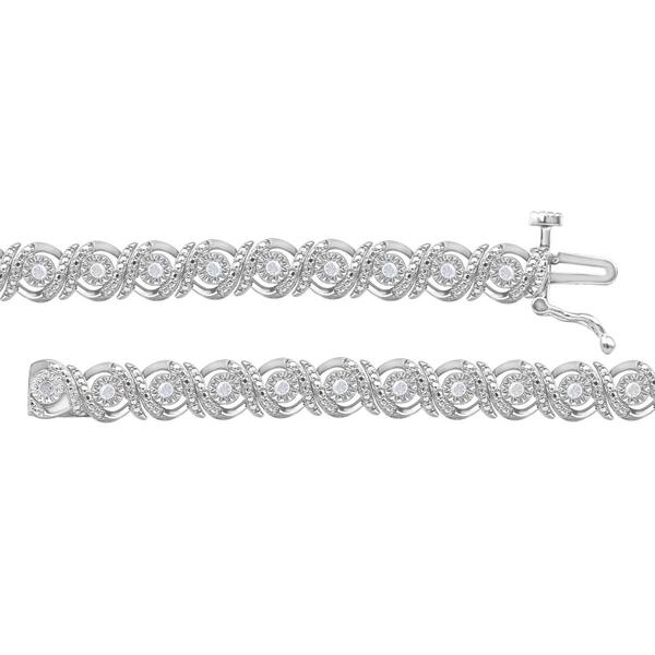 Diamond Classics&#8482; Sterling Silver Diamond Tennis Bracelet
