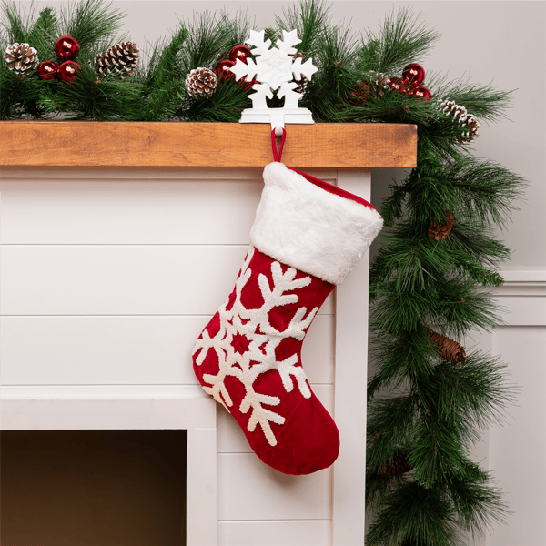 Northlight Reindeer Embroidered Christmas Stockings - Set of 3