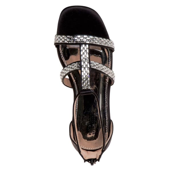 Big Girls Badgley Mischka Flat Rhinestone Dress Sandals