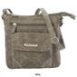 Stone Mountain Nubuck Perforated Vinyl Flap Crossbody - image 4