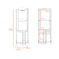 FM FURNITURE Reese Macadamia Corner Bar Cabinet - image 7