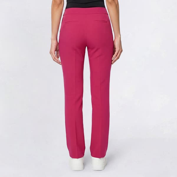 Petite Kasper Fly Front Slim Leg Dress Pants