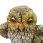 Alpine Owl Mom Wing Protecting Baby Owlets Statuary - image 3