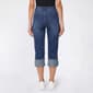 Womens d.jeans® High Rise Wide Roll Cuff Capris Jeans - image 2