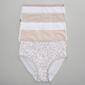 Womens Laura Ashley&#40;R&#41; 5pk. Cotton Briefs LS9221-5PKPN - image 1