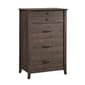 Sauder Carson Forge Four Drawer Chest - Coffee Oak - image 1