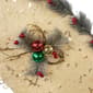 Elegant White Sisal Pre-Lit Christmas Sleigh - image 6
