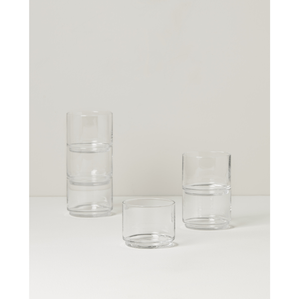 Lenox® Tuscany Classics Stackable Clear Short Glasses - Set of 6