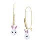 Betsey Johnson Bunny Dangle Earrings - image 1
