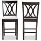 Baxton Studio Reneau Wood Counter Height Pub Chairs - Set of 2 - image 3