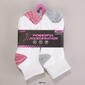 Womens Powerful Acceleration 6pk. Half Cushion Quarter Socks - image 3