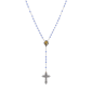 Symbols of Faith Filigree Cross Lady of Gualalupe Beaded Rosary - image 1