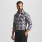 Mens Chaps Long Sleeve Stretch Plaid Button Down - Port - image 3
