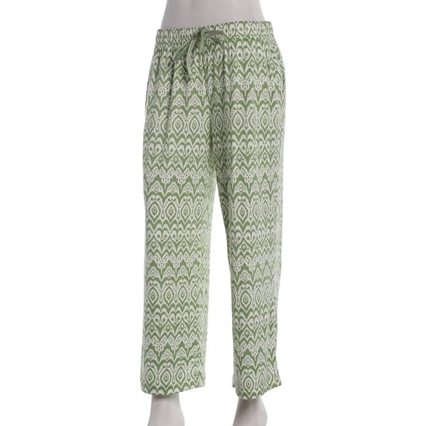 Plus Size MUK LUKS(R) Ikat Cloud Knit Capri Pajama Pants - image 
