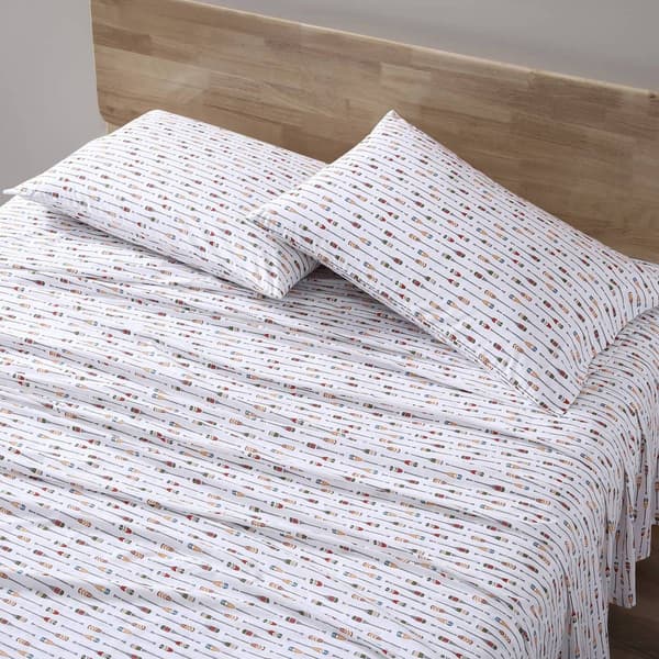 Eddie Bauer Canoe Lake Paddle Cotton Percale Sheet Set