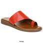 Womens Franco Sarto Gem Snakeskin Leather Slide Sandals - image 6