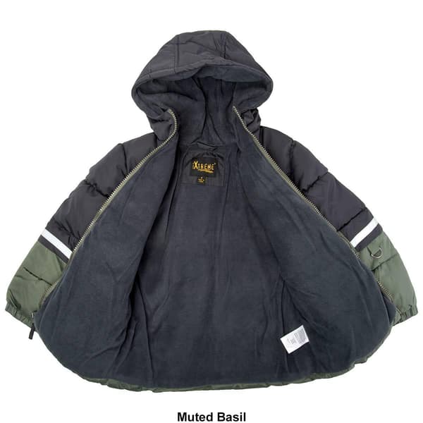Boys &#40;4-7&#41; iXtreme Color Block Puffer Coat