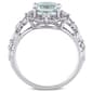 Gemstones Classics™ 14kt. White Gold Aquamarine Vintage Ring - image 3