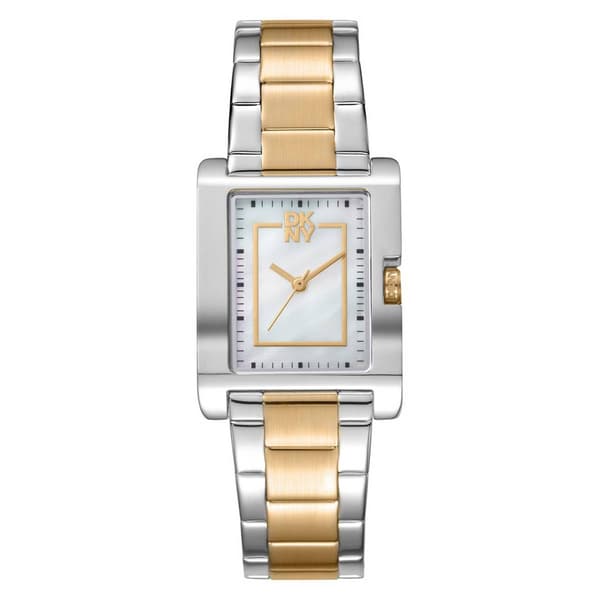 Womens DKNY Westside Midi Mother of Pearl Watch - DK1L007M0085