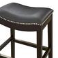 New Ridge Home Goods Julian 30in. Bar-Height Wood Barstool - image 3