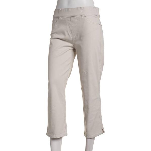 Womens Gloria Vanderbilt Solid Shape Effect Capri Pants - image 