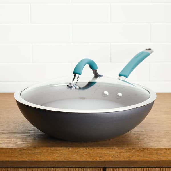Rachael Ray Cucina 11in. Hard-Anodized Nonstick Stir Fry Pan