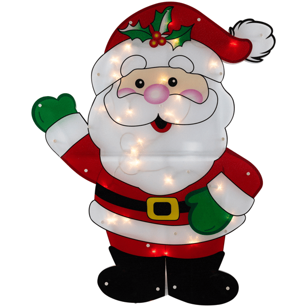 Northlight Lighted 2D Santa Claus Outdoor Christmas Décor