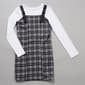 Girls &#40;7-16&#41; Jolie & Joy Rib Crew Neck Tee & Tartan Plaid Jumper - image 1