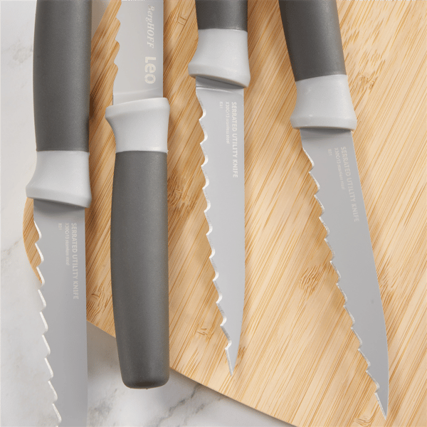 BergHOFF Leo 12pc. Stainless Steel 4.5in. Serrated Steak Knives