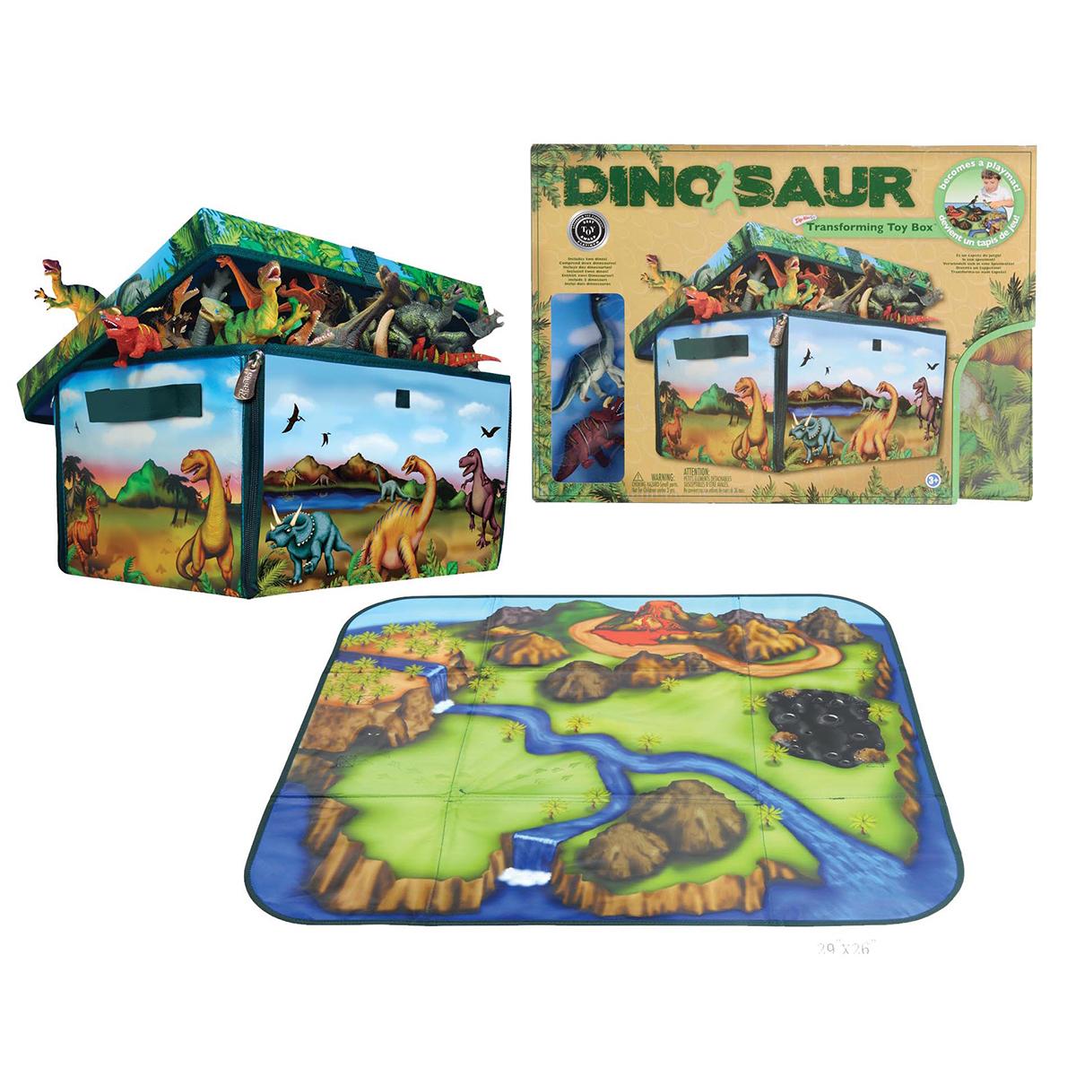 Neat Oh ZipBin® Dinosaur Collector Toy Box Playmat