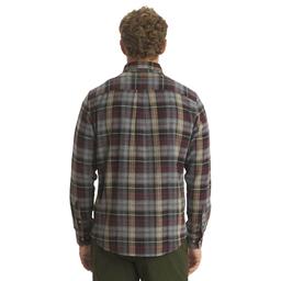 Mens LANDS’ END® Campside Flannel Shirt - Wine