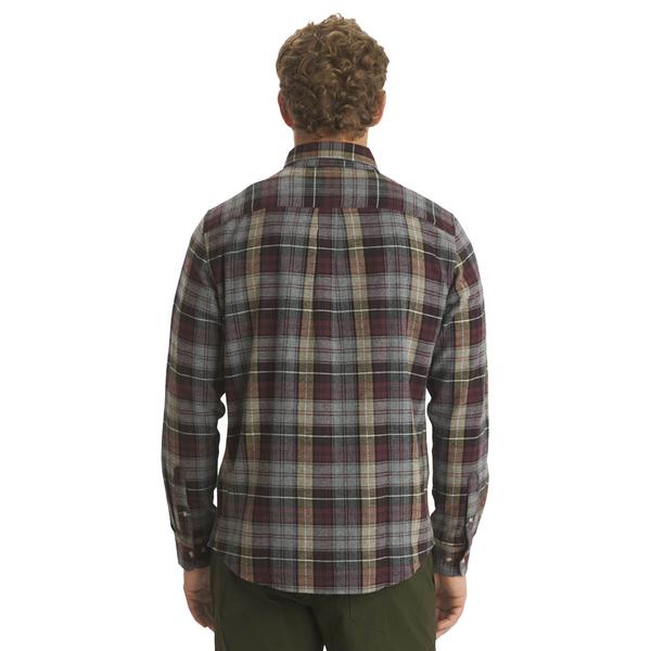 Mens LANDS’ END® Campside Flannel Shirt - Wine