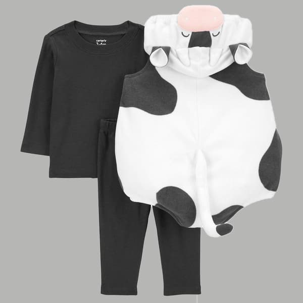 Baby Unisex &#40;3-18M&#41; Carter''s&#174; 3pc. Cow Halloween Costume Set