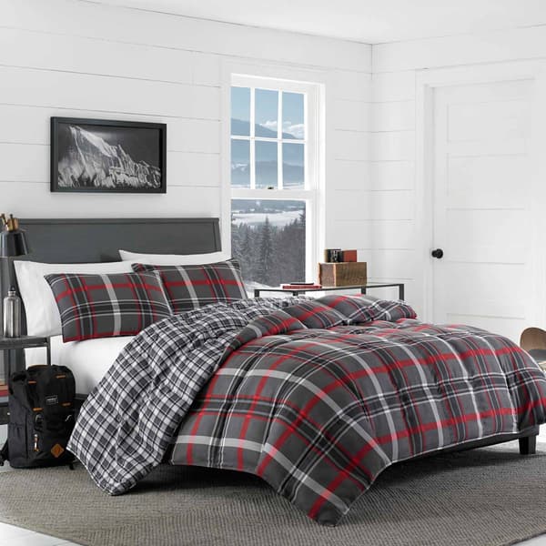 Eddie Bauer Willow Plaid Reversible Comforter Set