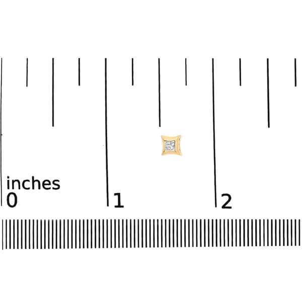 Haus of Brilliance 10kt. Gold 1/5ctw. Diamond Stud Earrings