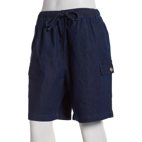 Womens Hasting & Smith Denim Cargo Shorts - image 