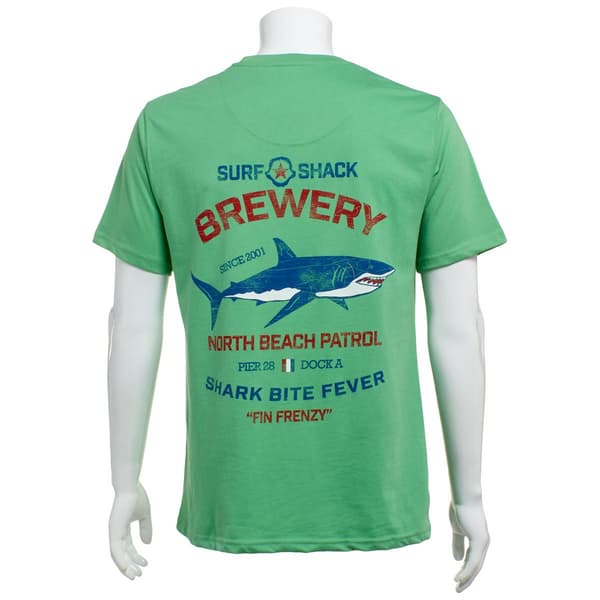Mens Joe Marlin Surf Shack Brewery Short Sleeve Tee