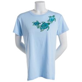 Womens Top Stitch by Morning Tropical Trio Tee