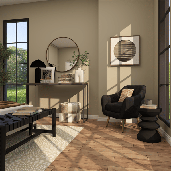 9th & Pike® Modern Black Metal Accent Table