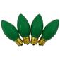 Northlight Seasonal C9 Green Opaque Replacement Bulbs - Pack of 4 - image 3