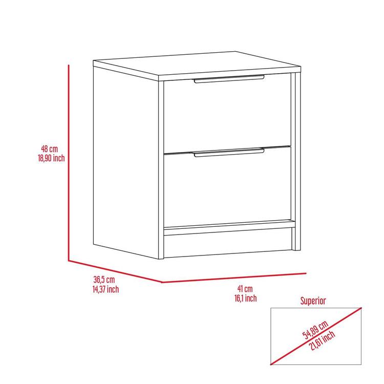 FM FURNITURE Washington Nightstand