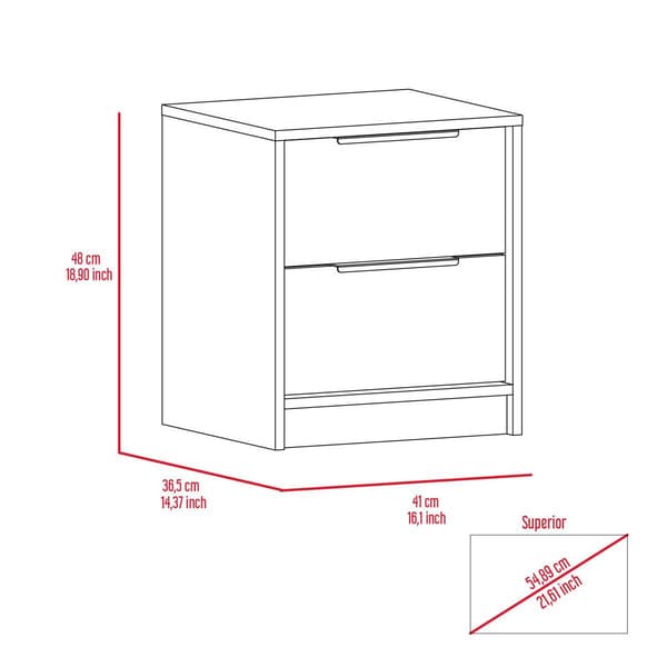 FM FURNITURE Washington Nightstand