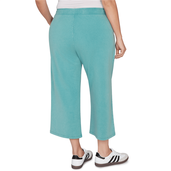 Plus Size Ruby Rd. Renaissance Romance Drawstring Capris - image 
