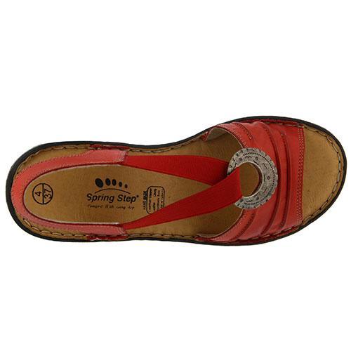 Womens Spring Step Karmel Slingback Sandals - Red
