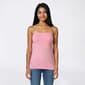 Juniors One Step Up Ruch Side Slit Tube Top with Padded Bra - image 1