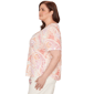 Plus Size Alfred Dunner Beachcomber Short Sleeve Paisley Tee - image 4