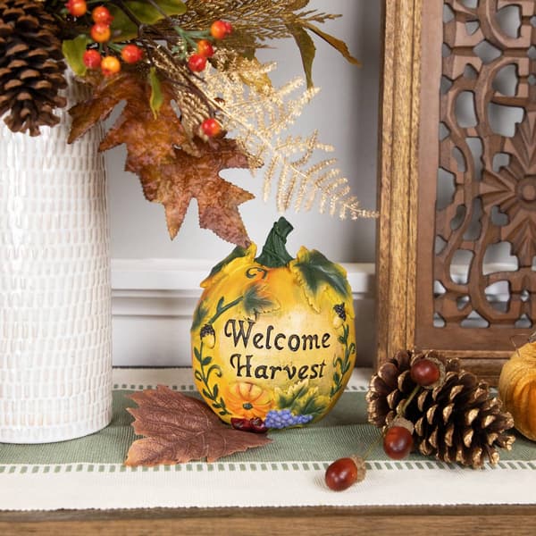 Northlight Seasonal 7in. Welcome Harvest Thanksgiving Figurine