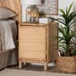 bali & pari Kiara Bohemian Natural Rattan Nightstand - image 7